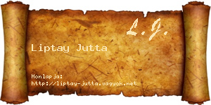 Liptay Jutta névjegykártya